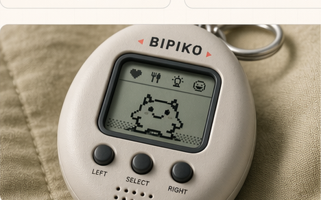 Nahaufnahme des Bipiko Geräts auf Stoff